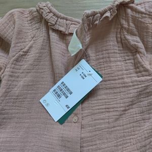 H&M muslin pink set